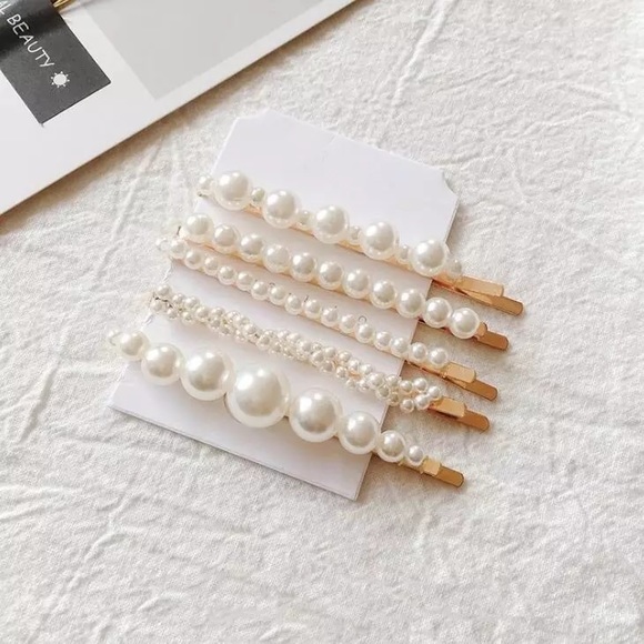 Retro Pearl Beaded Hair Pins - Picture 6 of 6